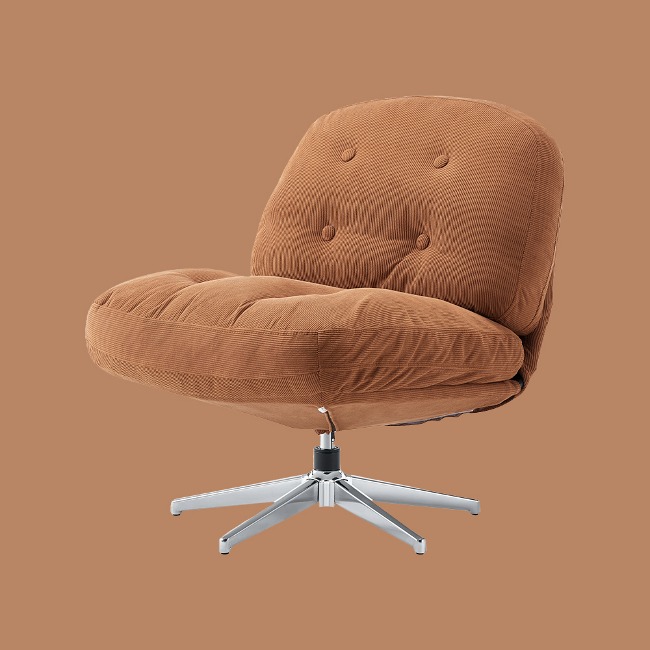 듀블 이지클린 패브릭 쿠션 1인 암체어 회전 쇼파 안락 의자
