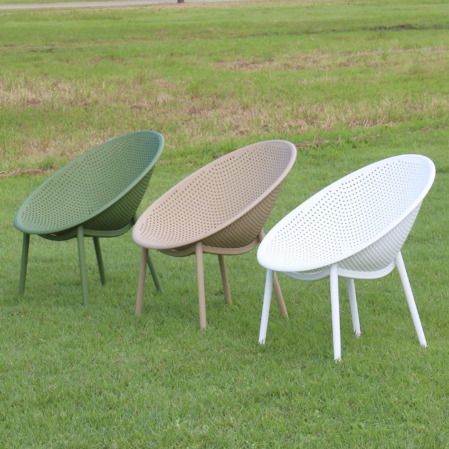 에이비퍼니쳐볼 라운지 플라스틱 디자인 카페 야외 의자