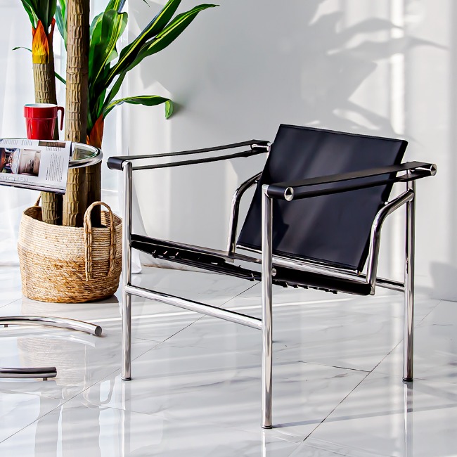 에이비퍼니쳐[리퍼브]롤스 LC1 카페의자 라운지체어 르꼬르뷔지에 디자인 미드센추리 의자